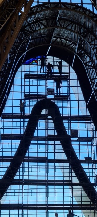 Catedral N. Sra. de Guadalupe — Vitral da Ascensão · Foz do Iguaçu (PR), imagem 1